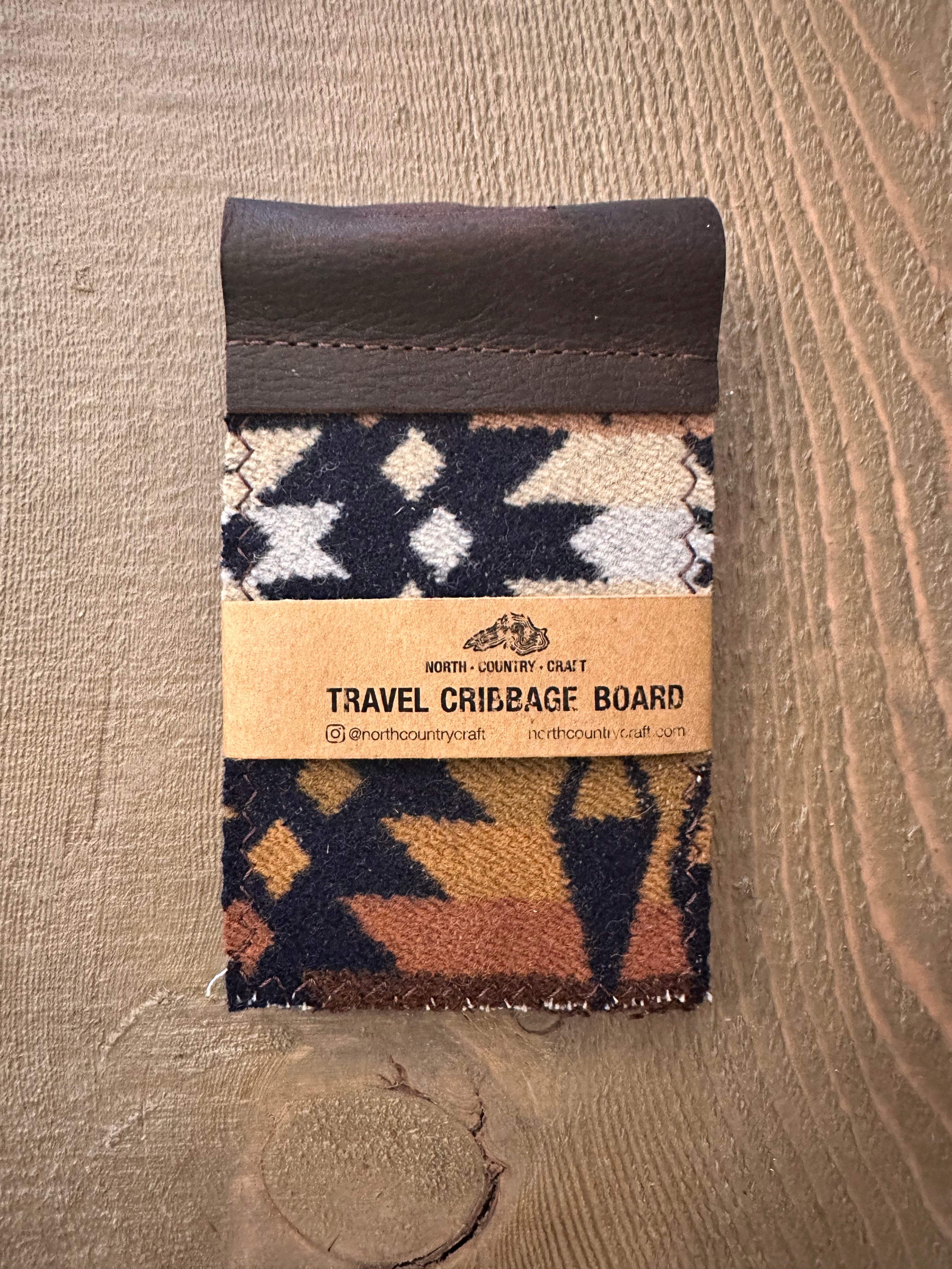 Travel Pendleton Cribbage Board